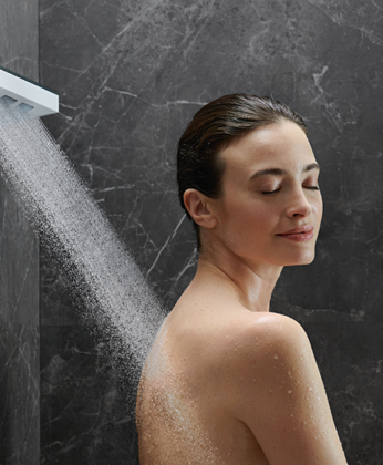 Shower without wetting your hair Shower without wetting your hair